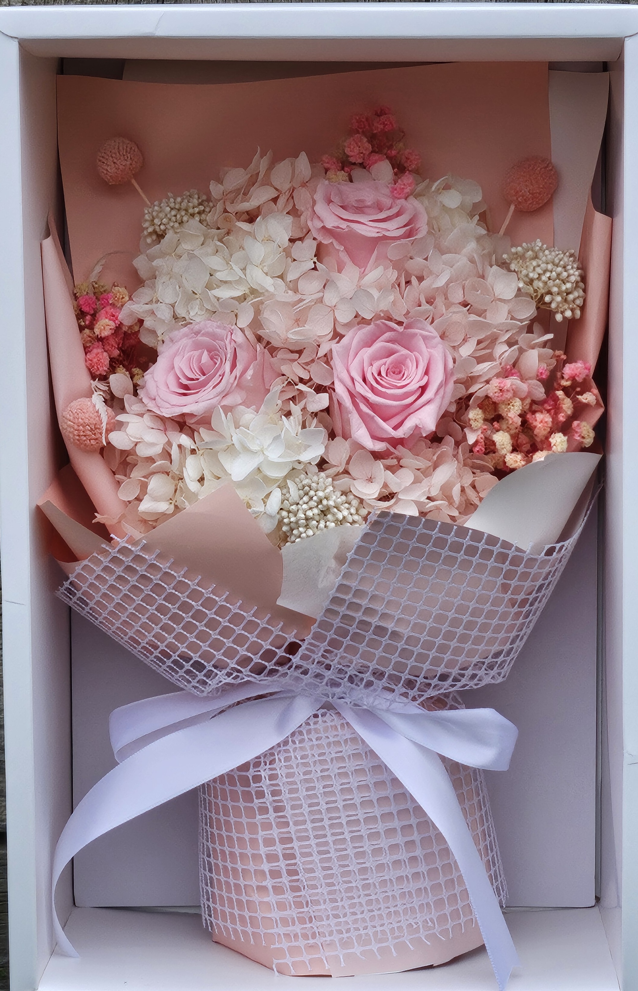 Everlasting Pink Bouquet 